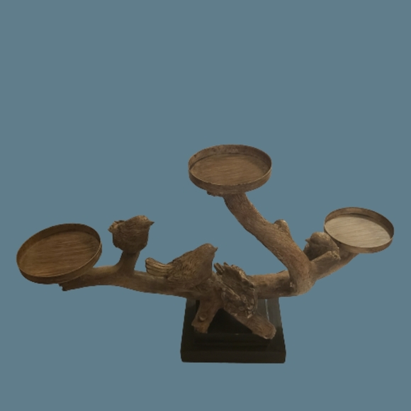 *NWOT Melrose International 3 Bird Candle Holder - Picture 4 of 5